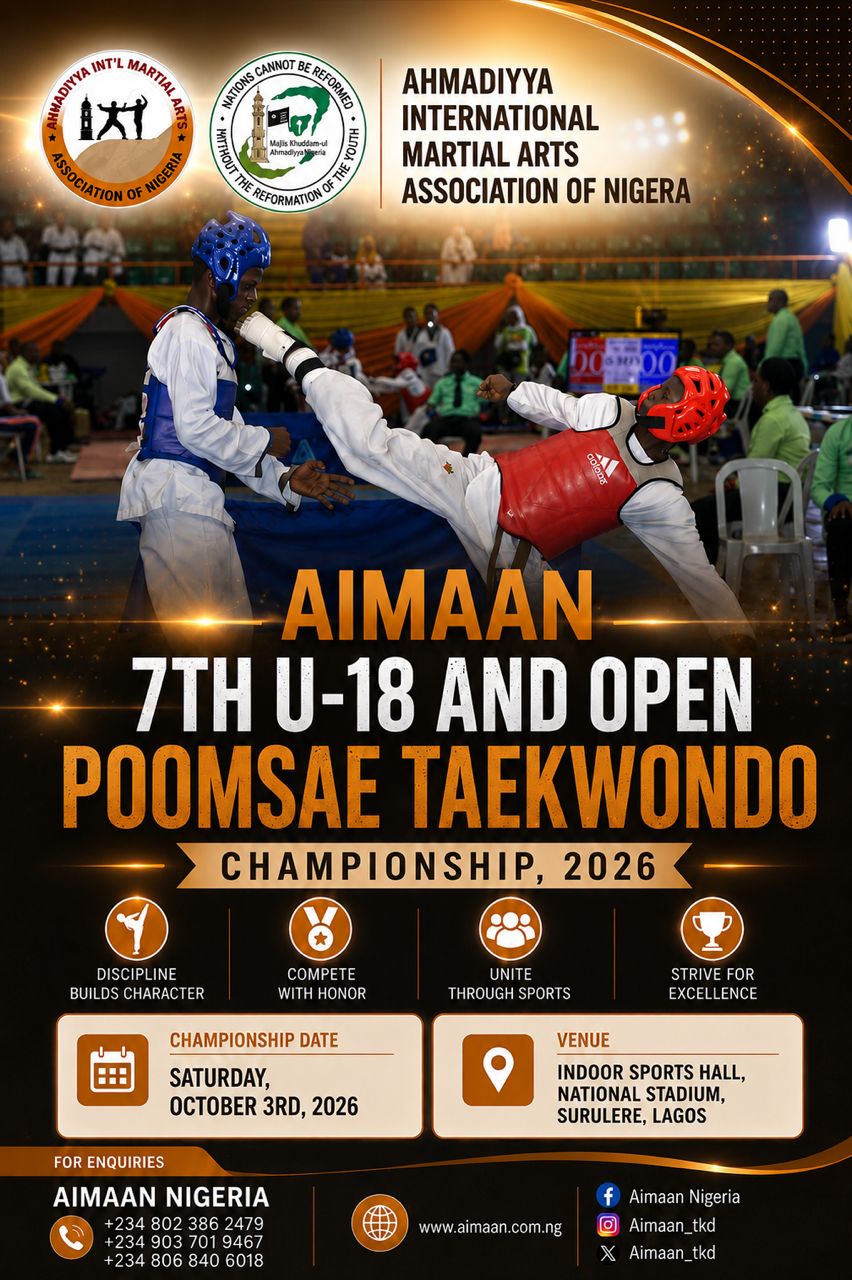 7th AIMAAN Poomsae Championship 2026 Poster